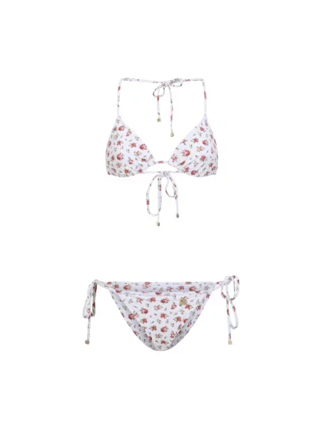 Lniane bikini Dolce And Gabbana z nadrukiem