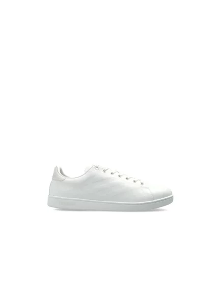 Sneakersy Burberry skórzane białe