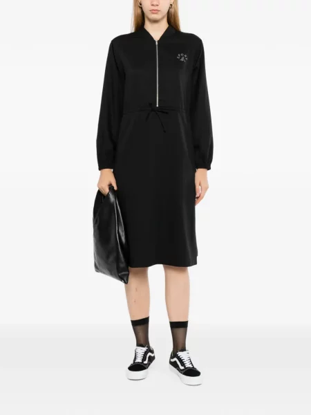 Rochie Sport B. By Agnès B. cu broderie negru