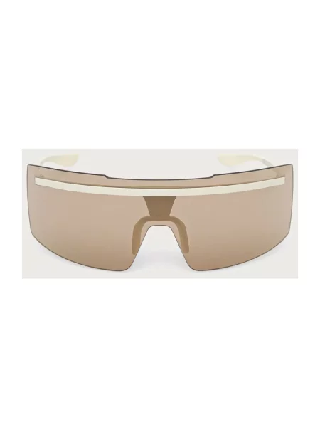 Nike okulary przeciwsłoneczne ECHO SHIELD beżowe