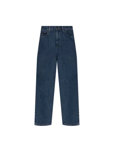 Carhartt WIP jeansy W Brandon high waist niebieskie