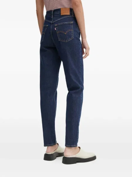 Retro lepršave traperice Levi's® lepršave s izlizanim efektom plava