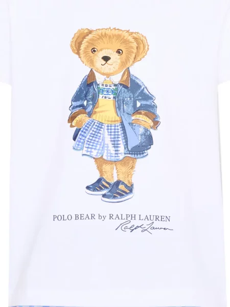 Koszulka polo dziecięca Polo Ralph Lauren biała