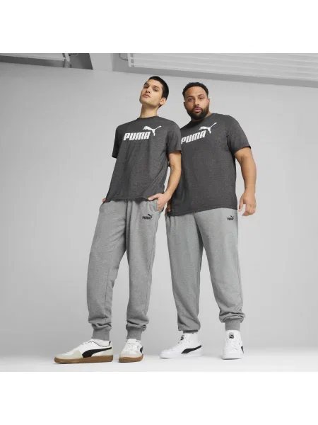 Spodnie dresowe Essentials z logo No. 1 PUMA szare