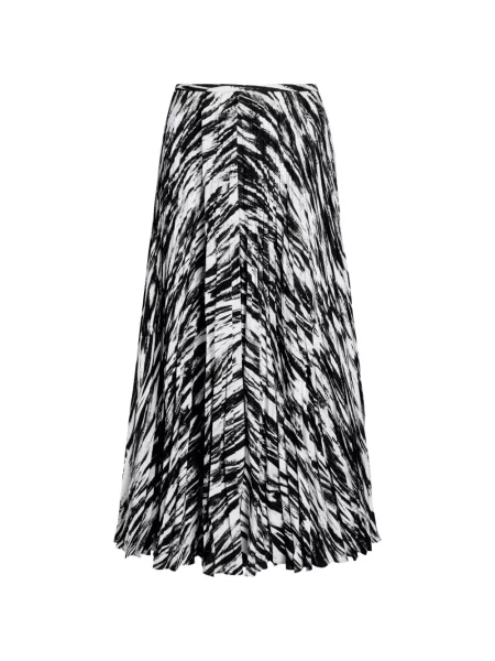 Fustă Proenza Schouler White Label din țesătură twill alb