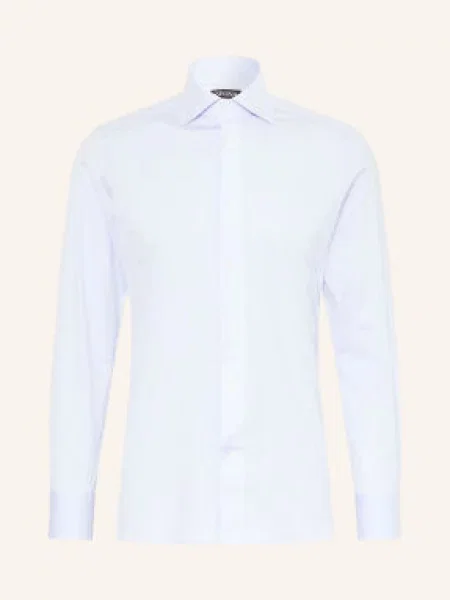 Zegna Košile Slim Fit tmavě modrá