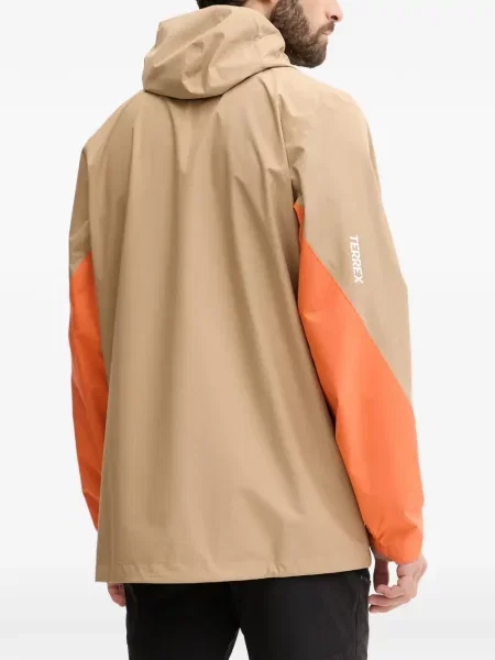 Košulja Adidas s platformom s printom s kapuljačom žuta