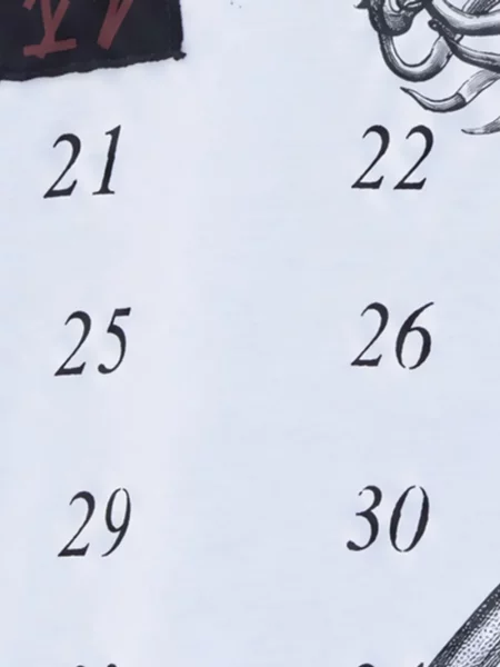 Póló 44 Label Group autogrammal fehér