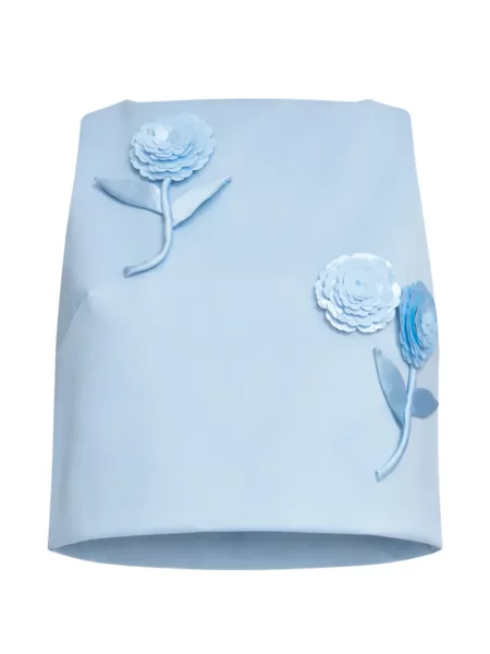 Top Self-portrait albastru