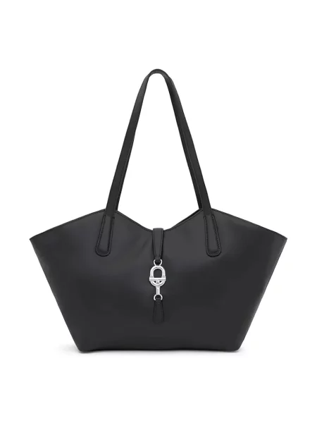 Кожена чанта Tous MANIFESTO черно