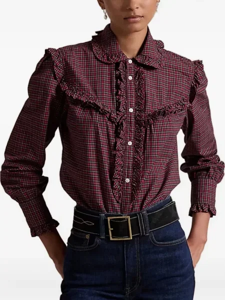 Boxeri Polo Ralph Lauren plisat cu broderie din piele gri