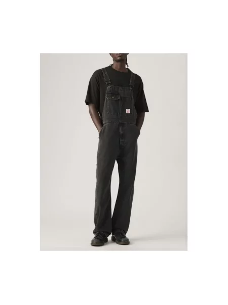 Szerokie jeansy Levi's czarne