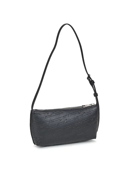 Geantă Tommy Jeans Tjw Must Aop Shoulder Bag negru