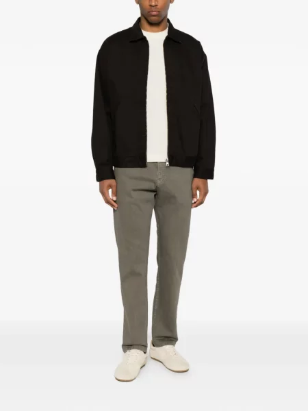 Pantaloni Eleventy cu 5 buzunare verde