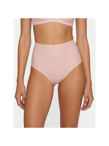 Chantelle Klasične spodnje hlačke z visokim pasom Soft Stretch roza