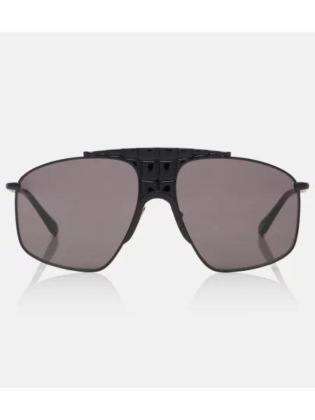 Ochelari de soare Alaïa cu autograf negru