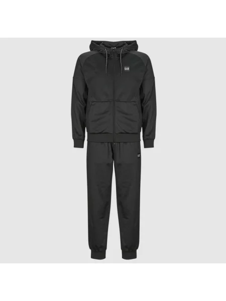 Obleka ukrojena obleka Emporio Armani Ea7 črna