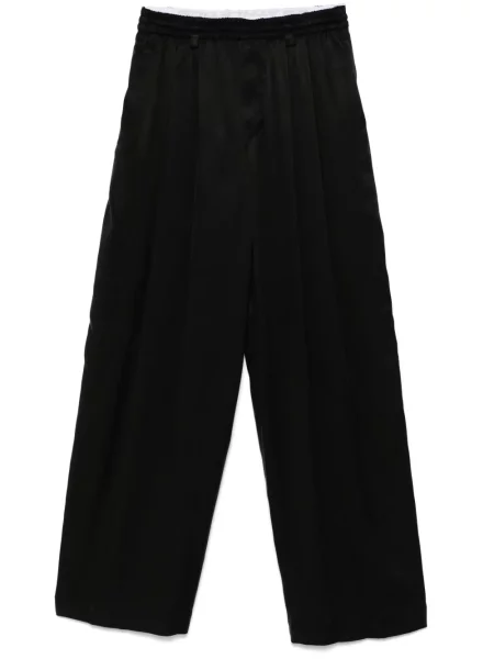 Pantaloni Alexander Wang plisate negru
