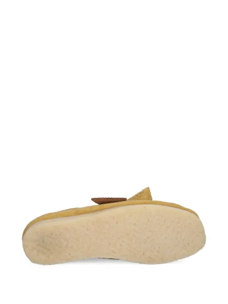 Кожени ниски обувки Clarks Originals жълто