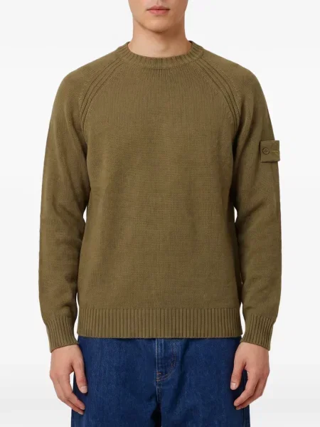 Pulover Stone Island cu strasuri verde