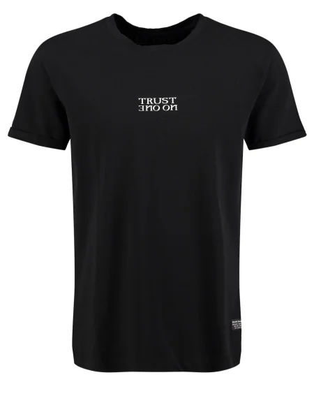 Key Largo Tricou Trust negru alb