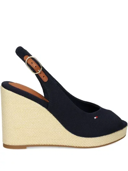 Espadrile Tommy Hilfiger slingback din canvas albastru