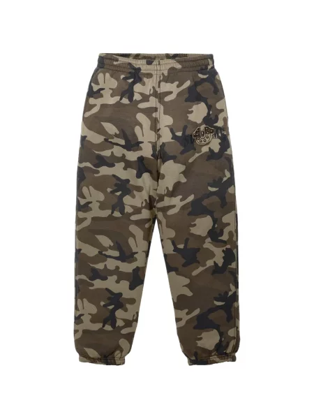 Pantaloni Supreme cu model camuflaj maro