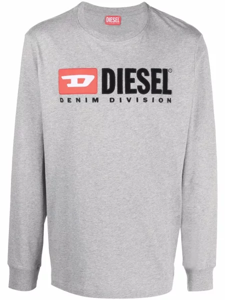 Μπλούζα Diesel με κέντημα γκρι