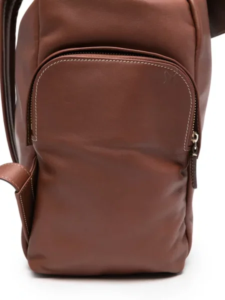Rucsac Eleventy din piele maro