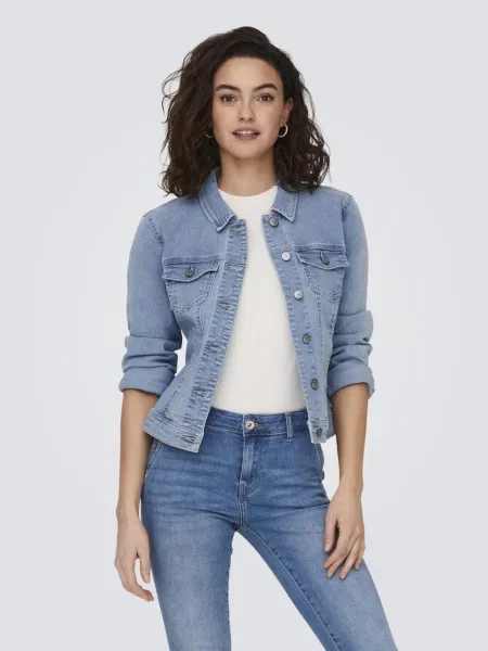 ONLY Prechodná bunda Wonder denim modrá