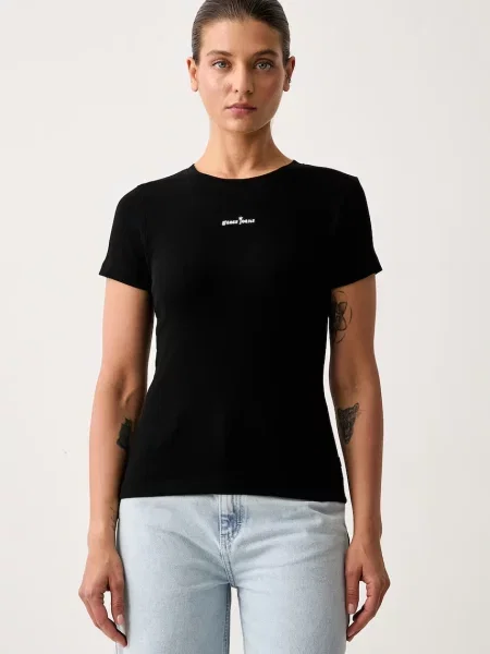 Guess Jeans tričko s černé