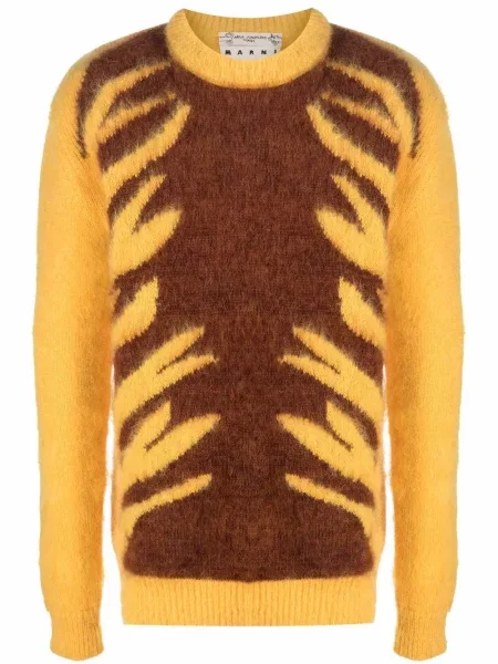 Pulover Marni cu imprimeu abstract