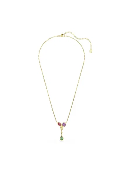 Swarovski naszyjnik pozłacany z cyrkonią IMBER żółty