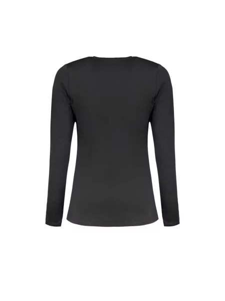 Top Pepe Jeans z okrągłym dekoltem czarny