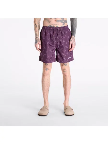 Бански костюми Daily Paper Irregular Monogram Swimshorts Potent Purple XL виолетово