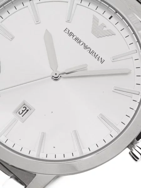 Ceas Emporio Armani cu autograf alb