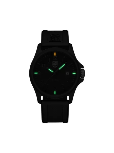 Lniany zegarek Luminox czarny