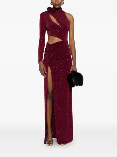 Rochie maxi Nissa de costum roșu
