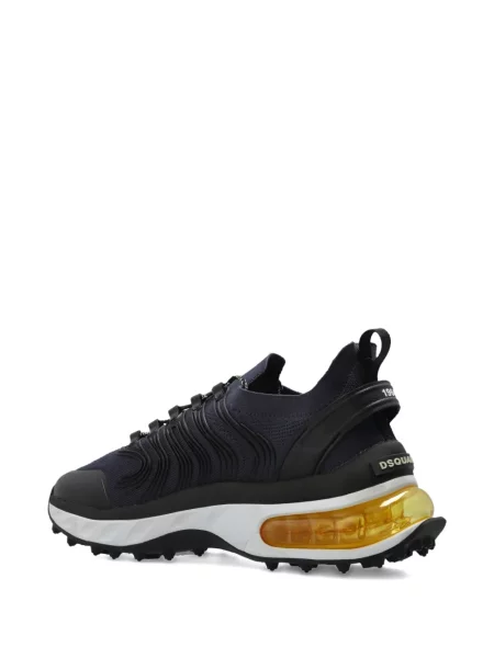 Sneakerși Dsquared2 cu șireturi din dantelă albastru
