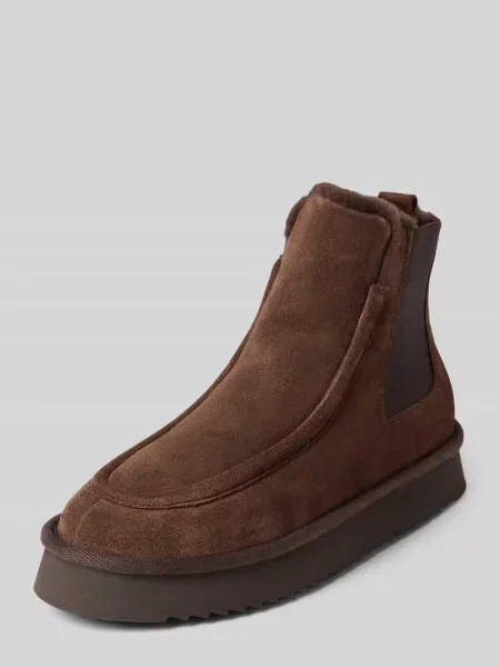 Copenhagen suede śniegowce zamszowe brązowe