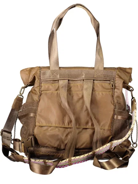 Torebka Desigual w stylu grunge brązowa