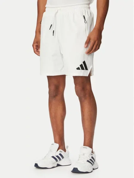 Adidas Спортни шорти Z.N.E. бял