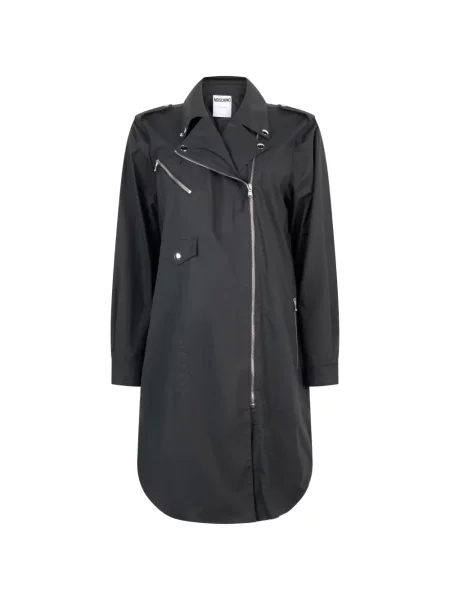 Palton Moschino asimetric negru