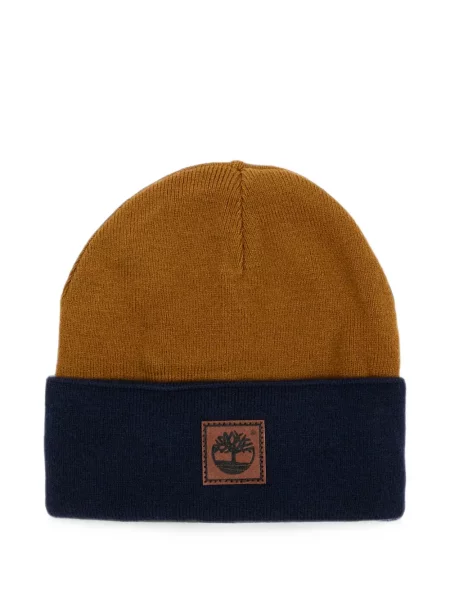 Czapka dziecięca Timberland brązowa