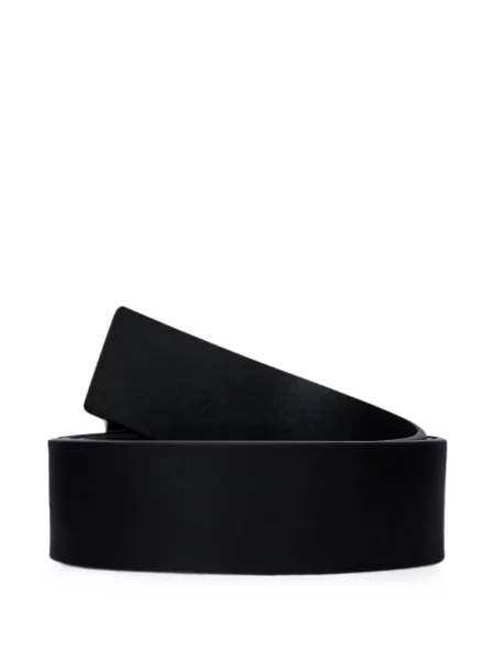 Cu centură curea Karl Lagerfeld Jeans din piele negru