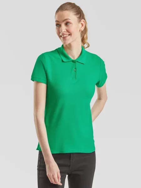 Polo Fruit Of The Loom verde
