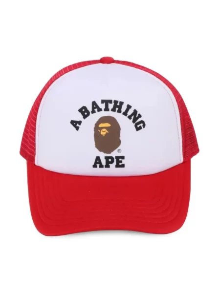 Czapka z daszkiem A Bathing Ape® czerwona