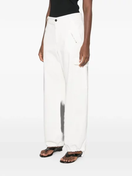 Pantaloni cargo Barena cu cordon alb