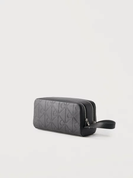 Geantă Calvin Klein din piele negru