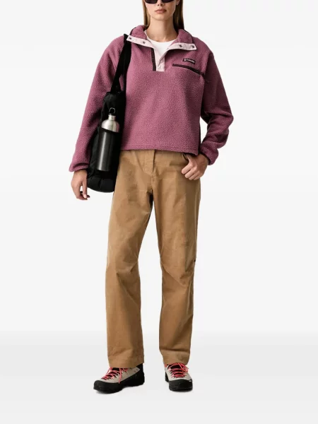 Flisas megztinis Columbia Sportswear su autografu rožinė